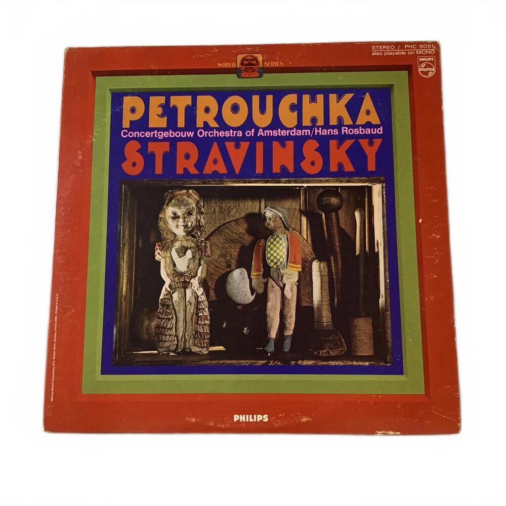 Stravinsky Petrouchka‎ Vinyl Record - Concertgebouw Orchestra of Amsterdam, Hans